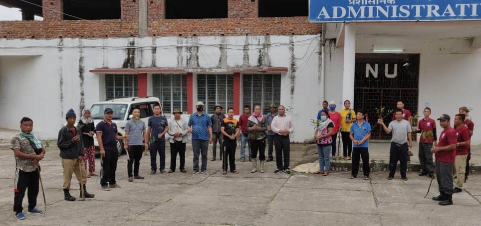 The World Environment Day was observed on June 5 at Nagaland University Headquarters Lumami by cleaning the campus and planting trees at various places, led by the Vice-Chancellor Prof Pardeshi Lal, Registrar and Controller of Exam. The programme was attended by around 40 people comprising University officials, teachers, administrative staff members, students, and children.